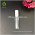 5ml 8ml 10ml ätherisches Öl klar Glasrolle auf Flasche mit Edelstahlkugel